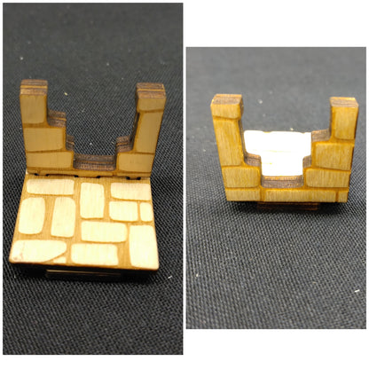 Modular Game Board Dungeon Floor Tiles